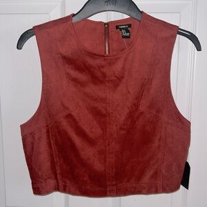 Rust Zipper Top 🚨⚡️(FREE WITH PURCHASE)⚡️🚨